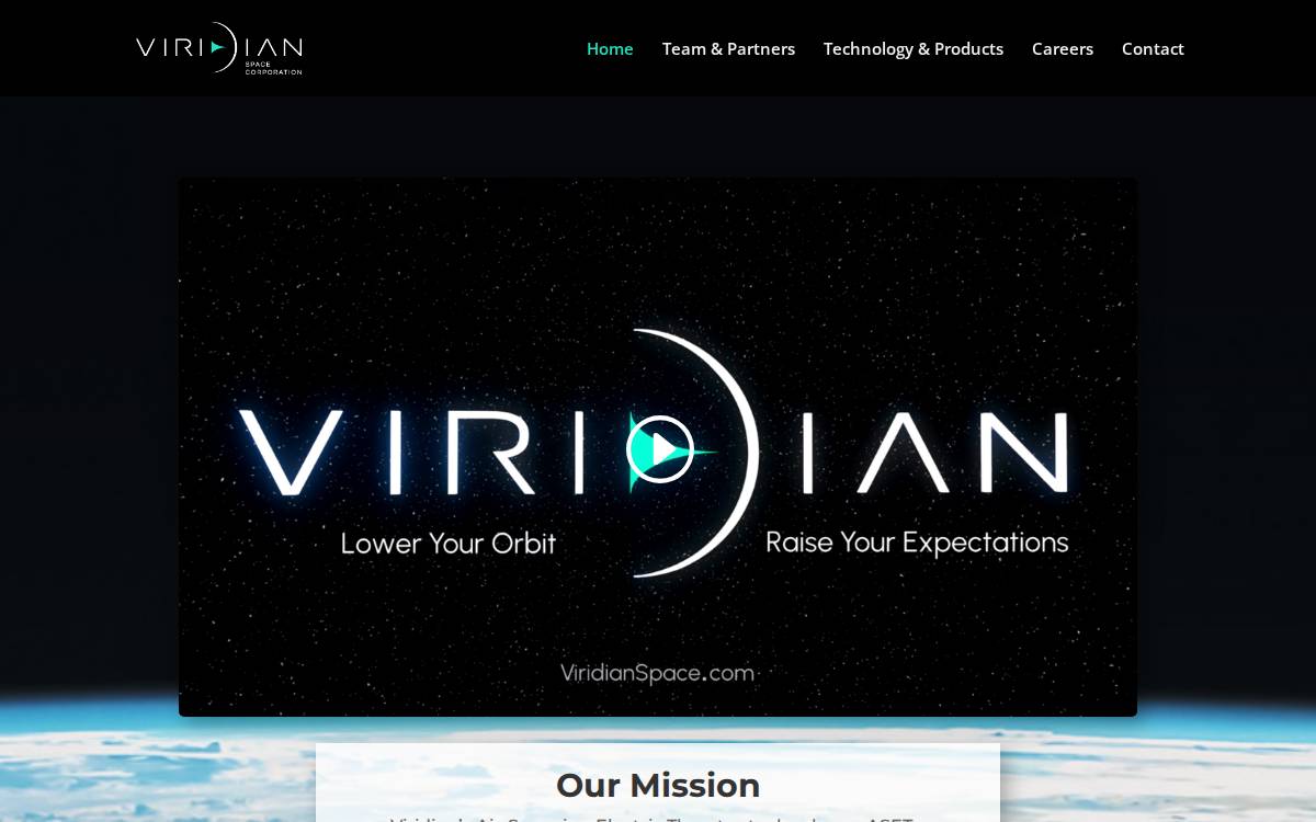 Viridian website preview