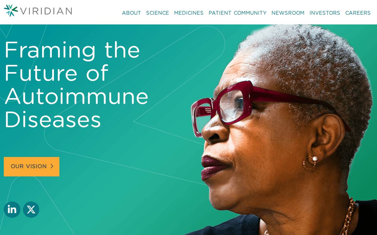 Viridian Therapeutics website preview