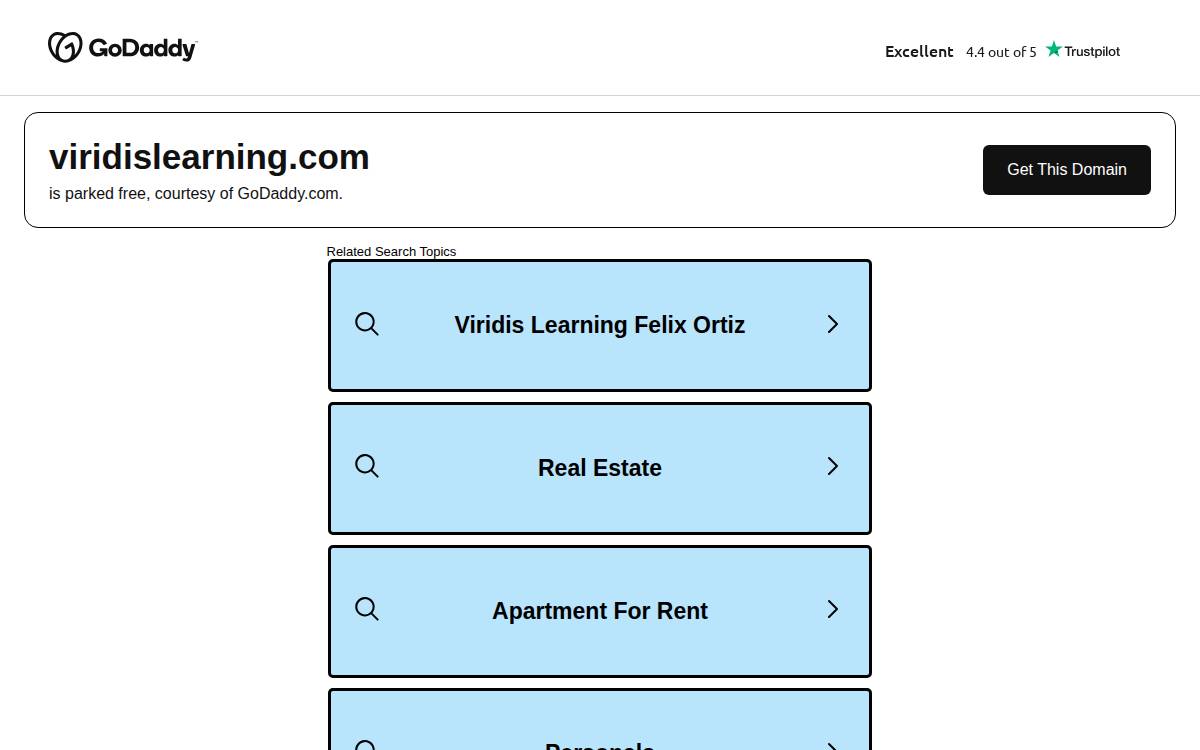 Viridis Learning website preview