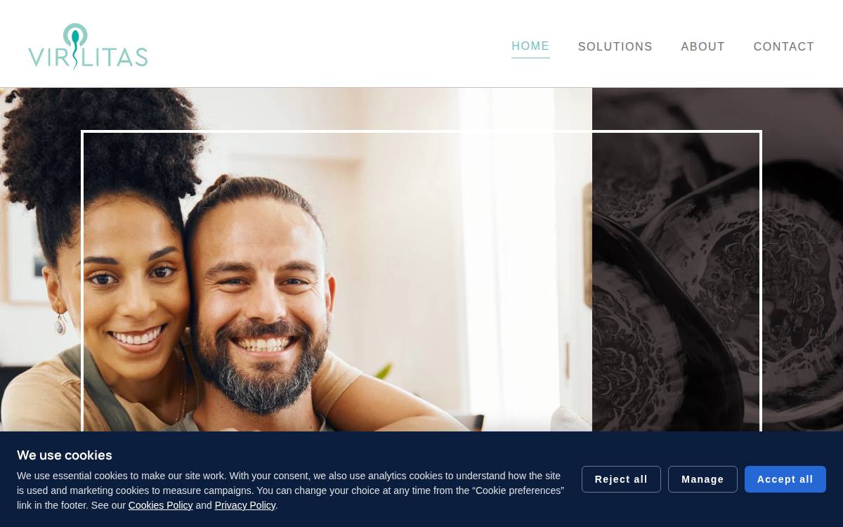 Virilitaslabs website preview