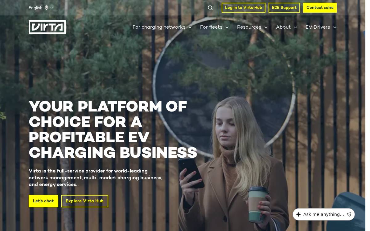 Virta website preview
