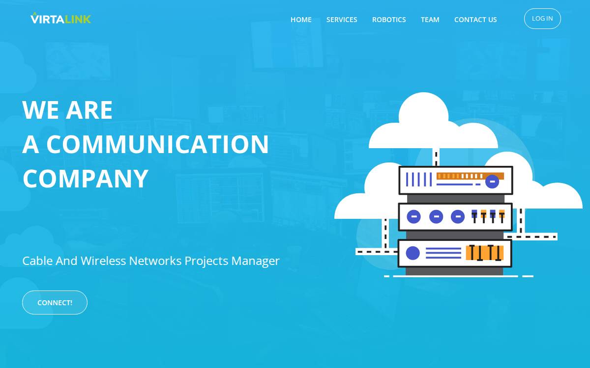 Virtalink website preview