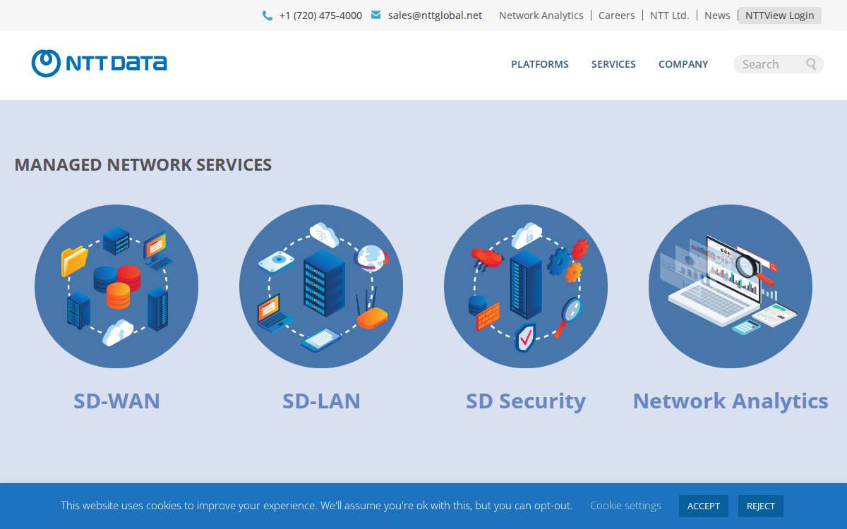 Virtela website preview