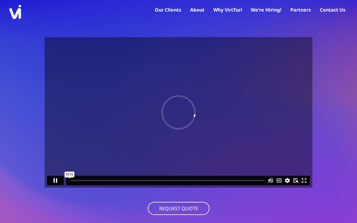 VirtTuri website preview