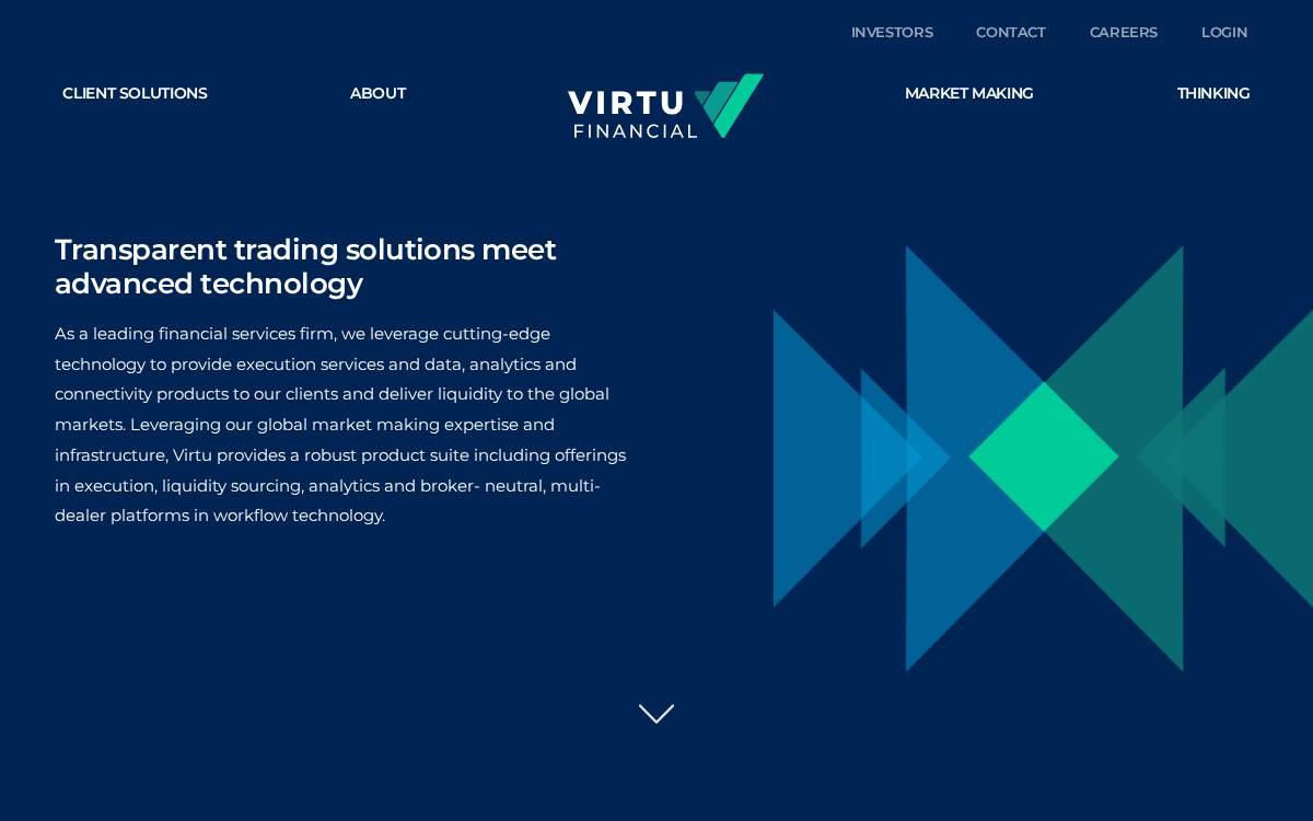 Virtu website preview