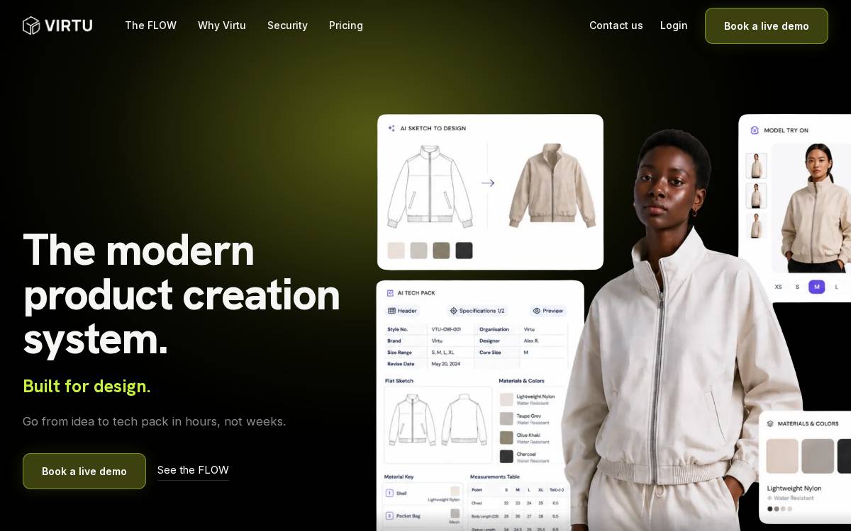 Virtu3D website preview