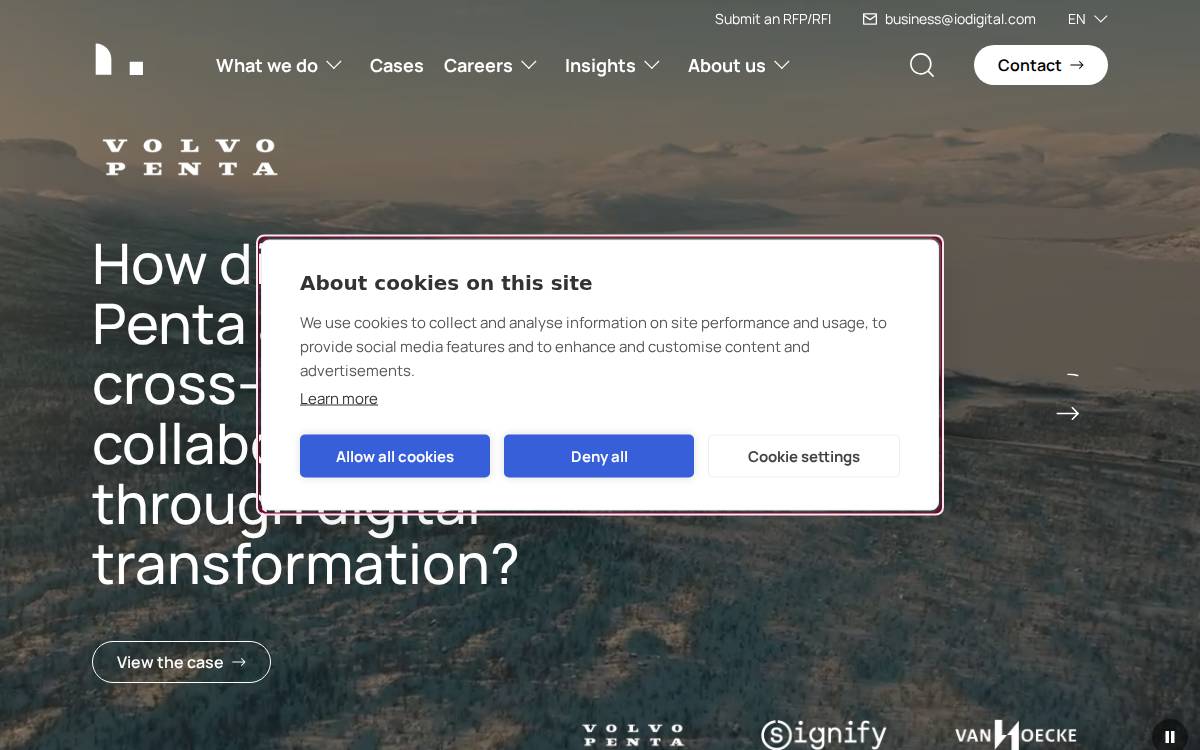 Virtual Affairs website preview