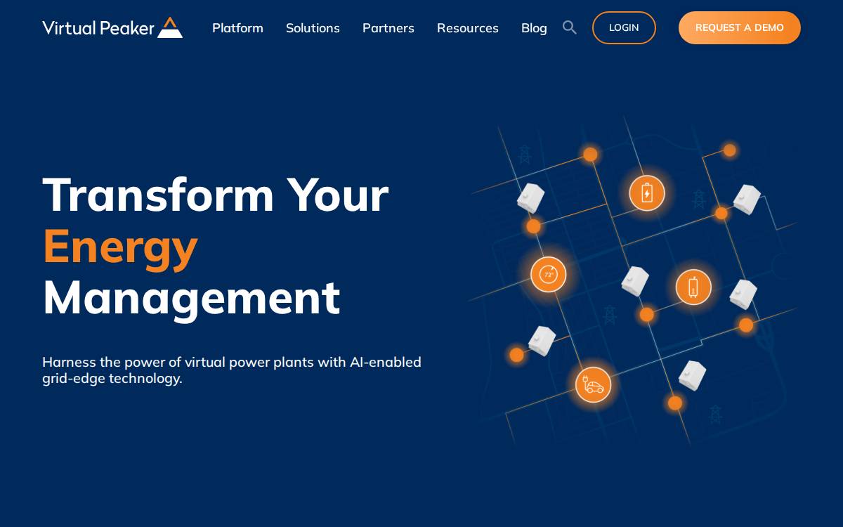 Virtual Peaker website preview