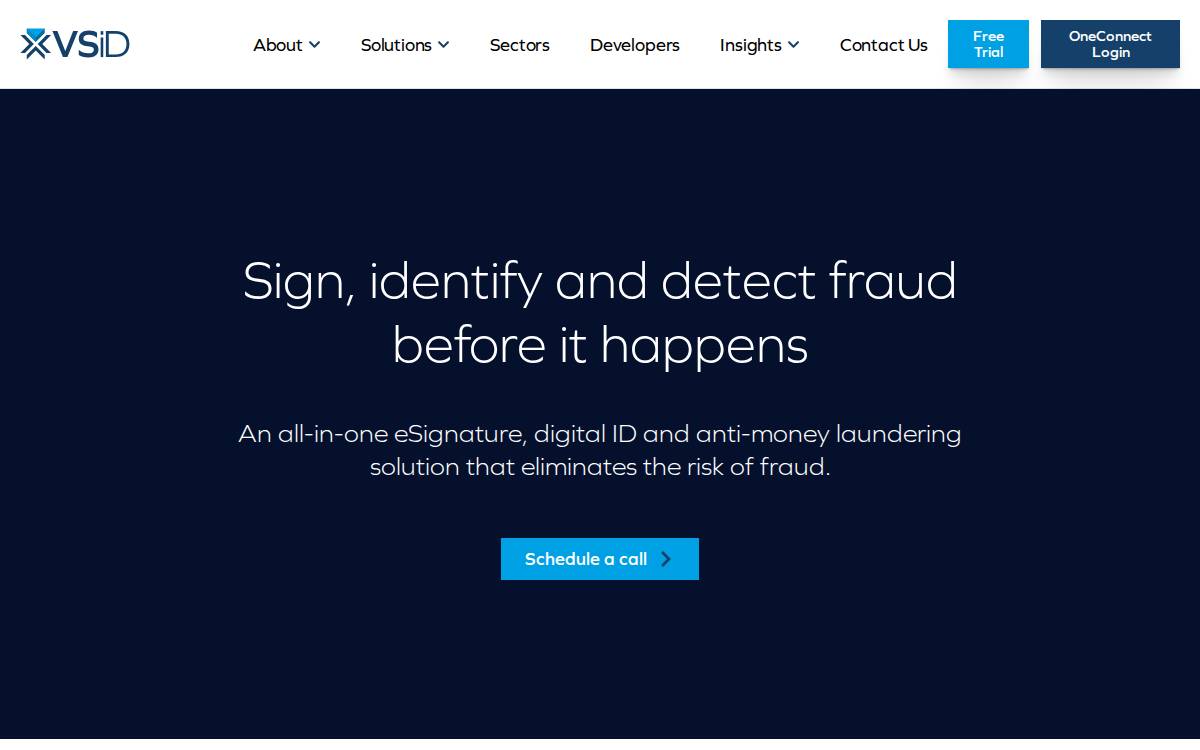 Virtualsignature website preview