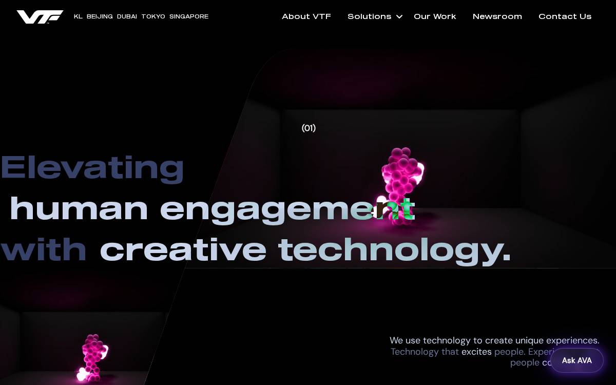 Virtualtechfrontier website preview
