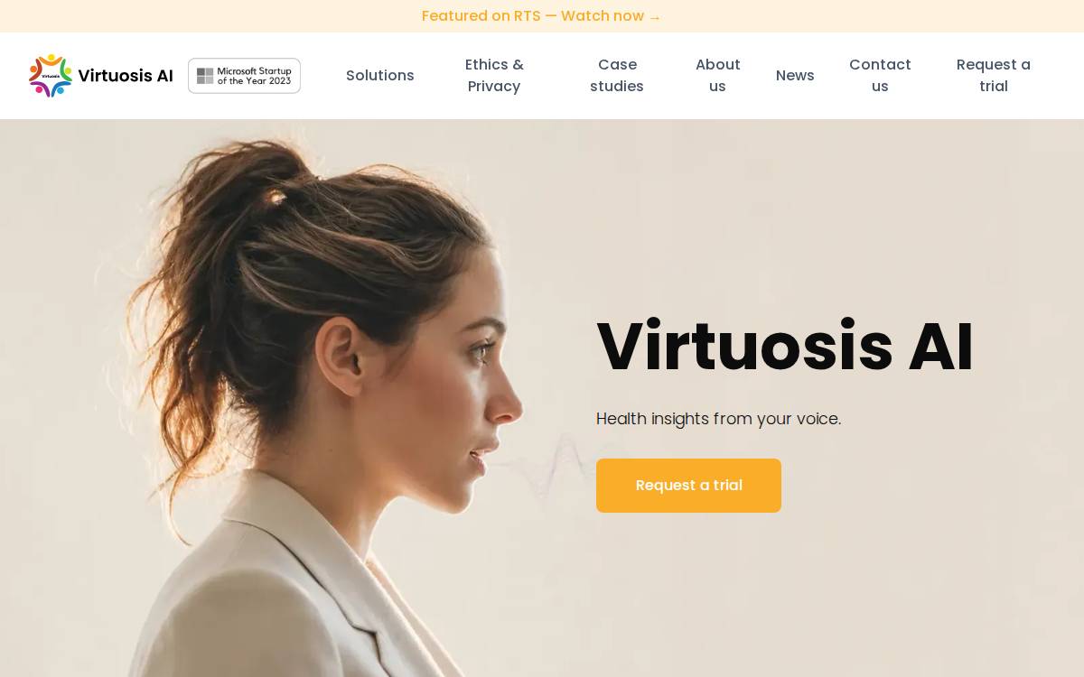 Virtuosis website preview