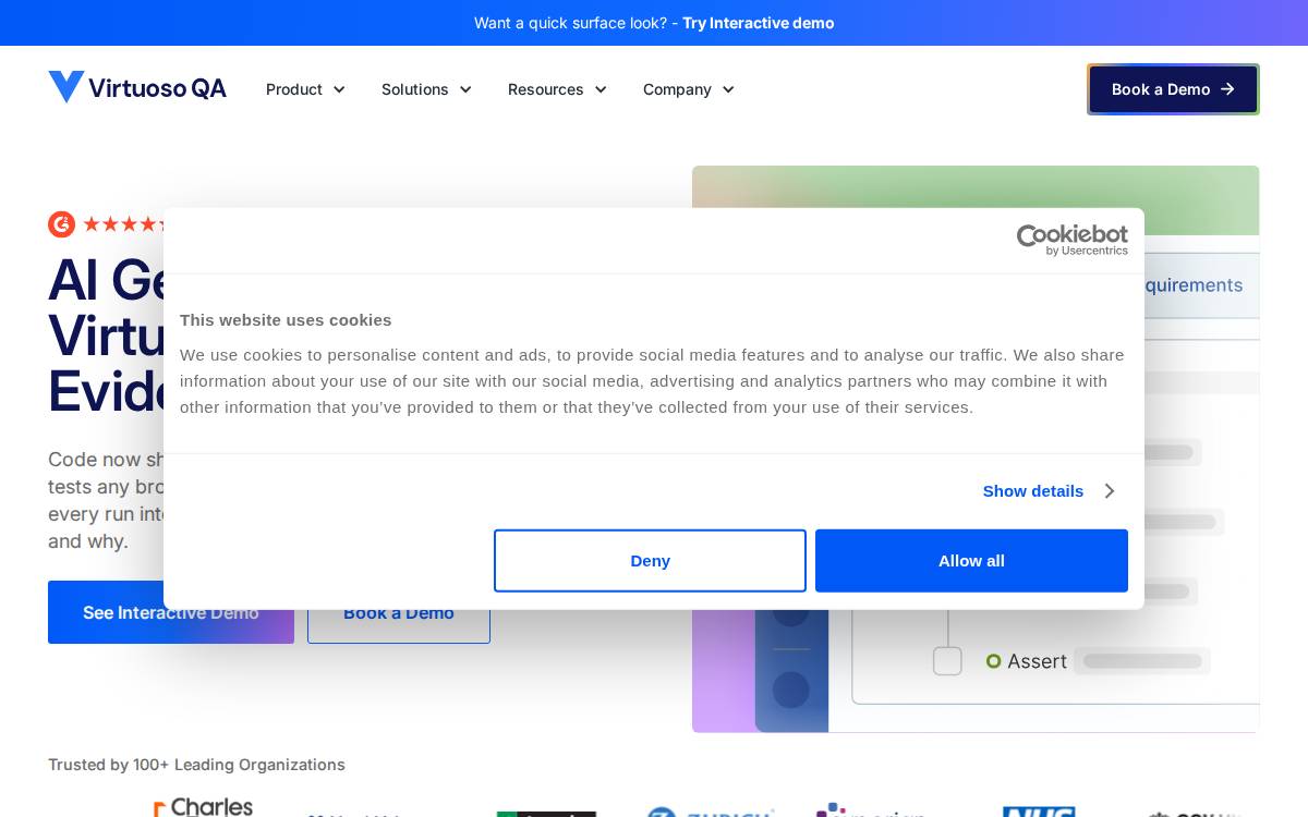 Virtuoso website preview
