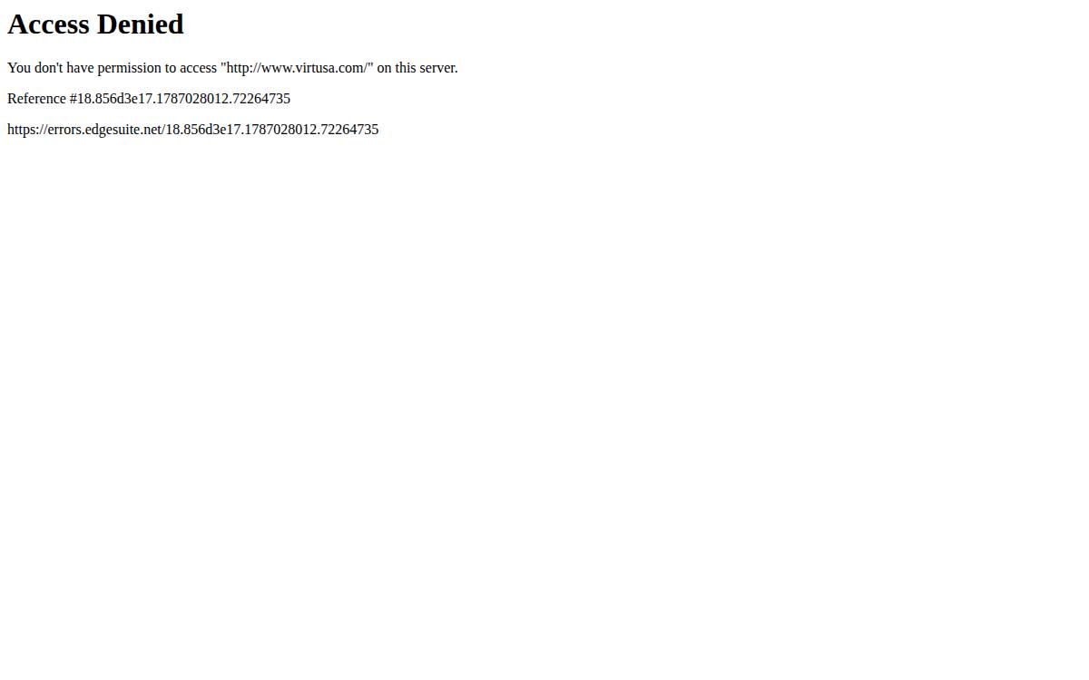 Virtusa website preview