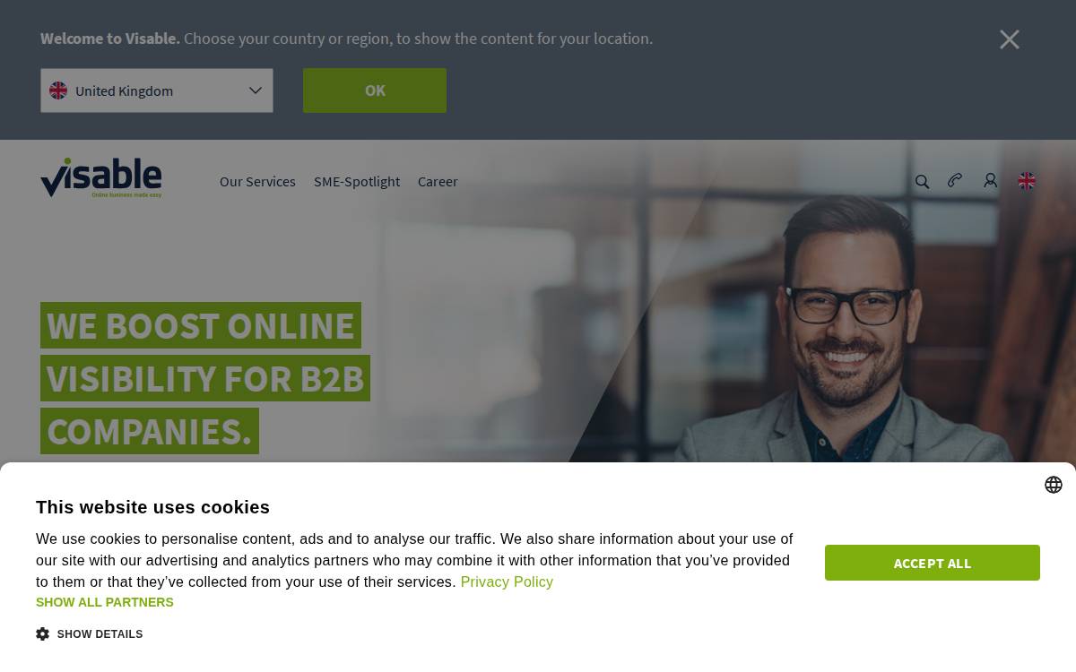 Visable website preview