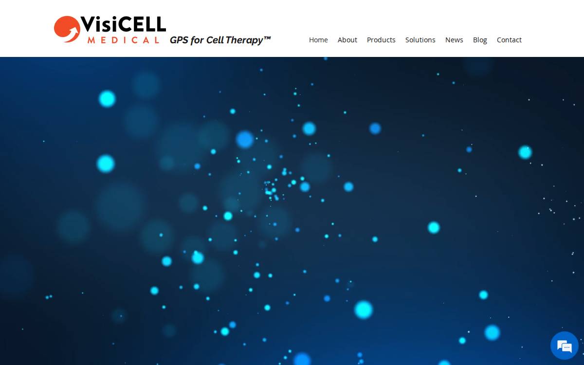 VisiCELL Medical Inc. website preview