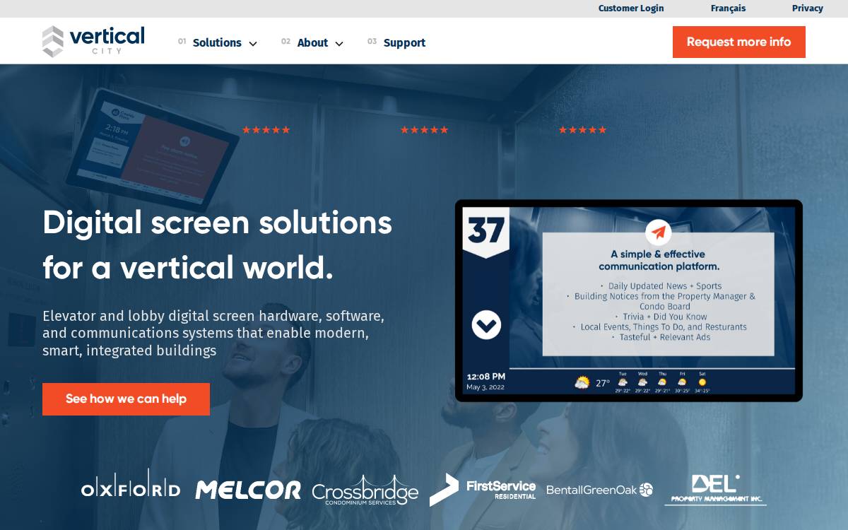 Visio Media (Vertical City) website preview