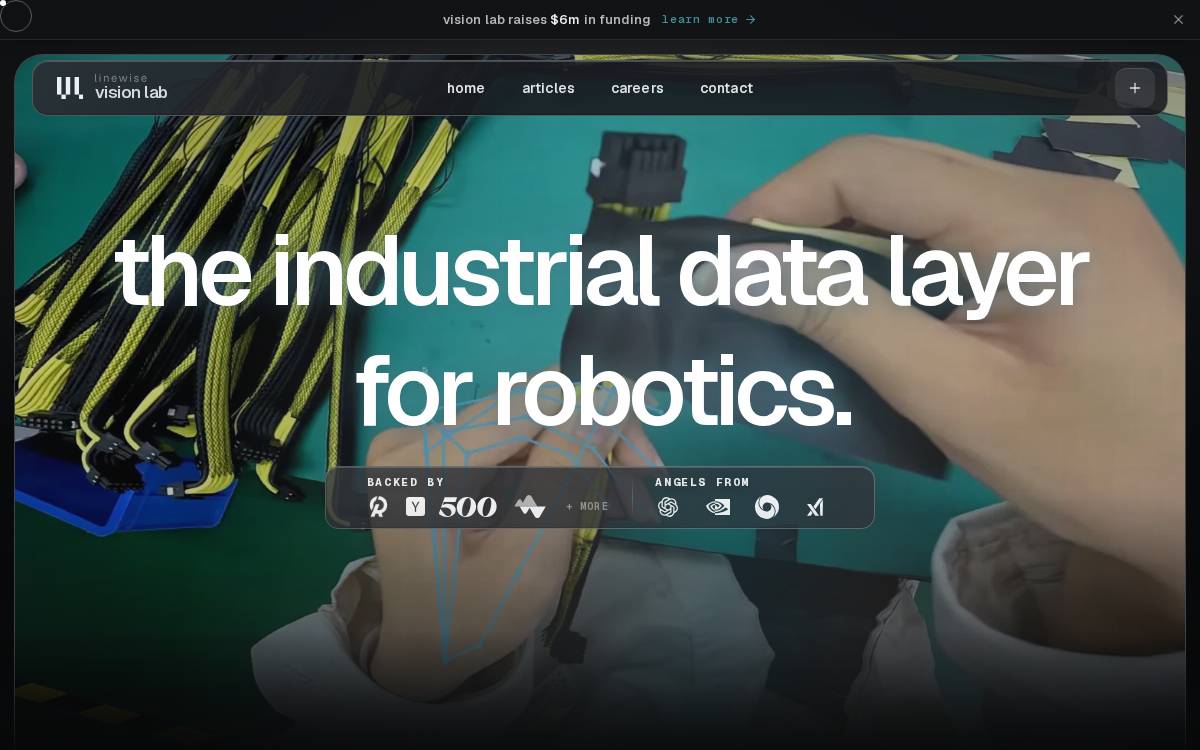 Vision Lab website preview