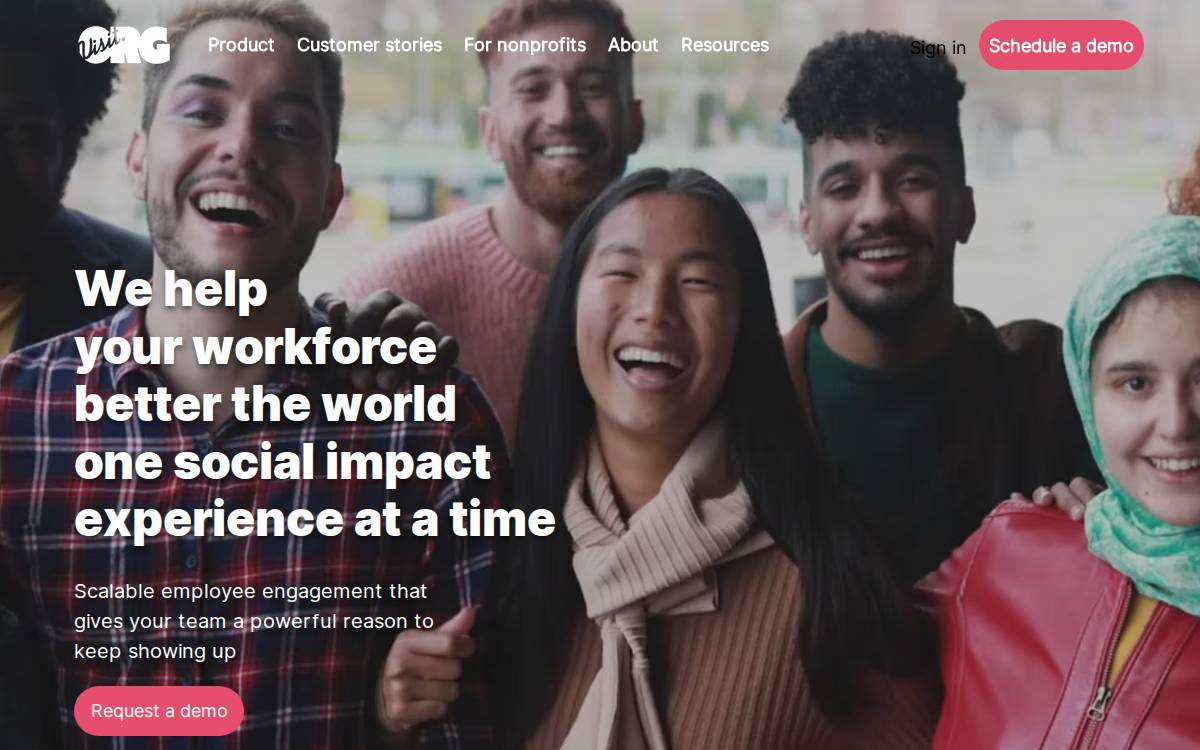 Visit.org website preview