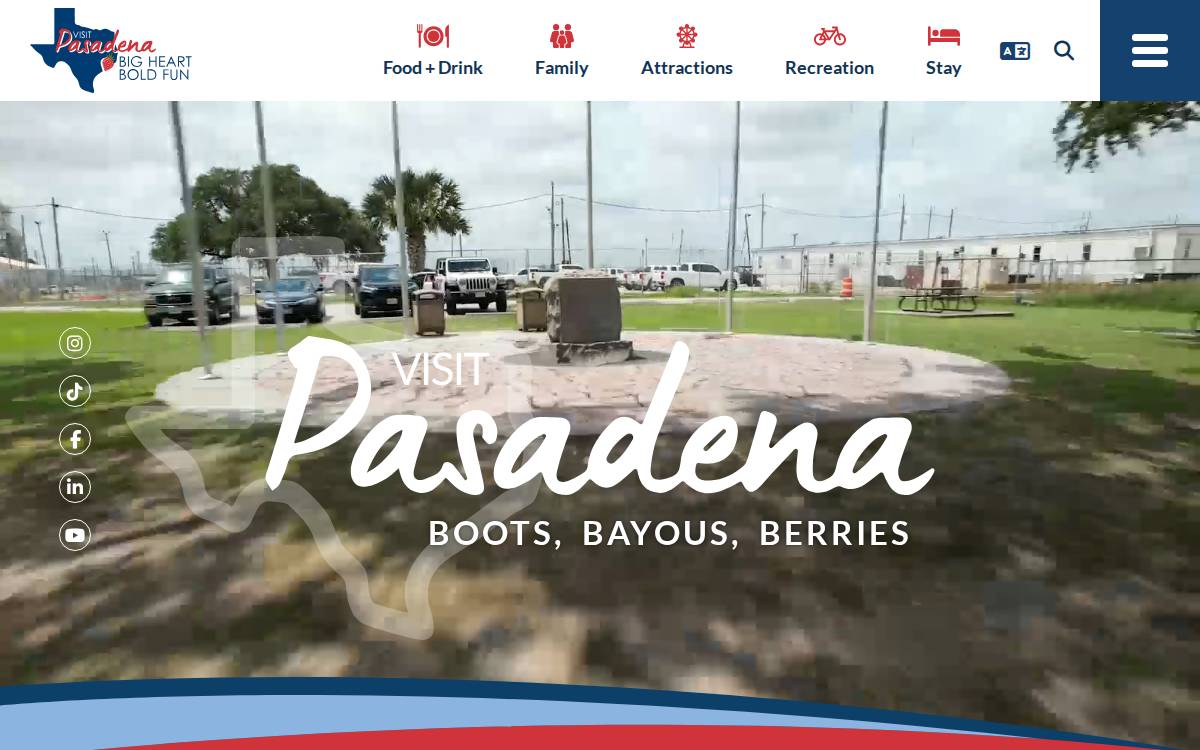 Visit Pasadena website preview