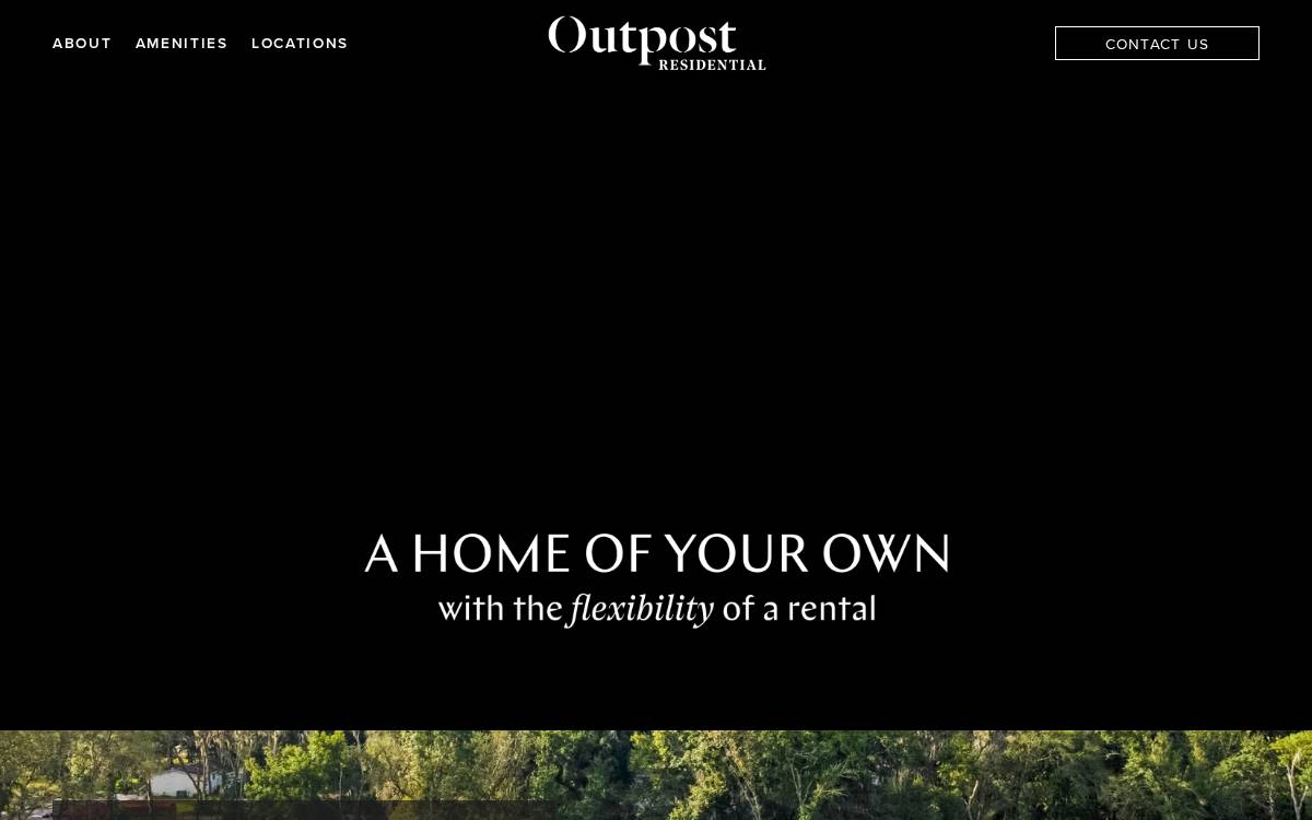 Outpost Residential website preview