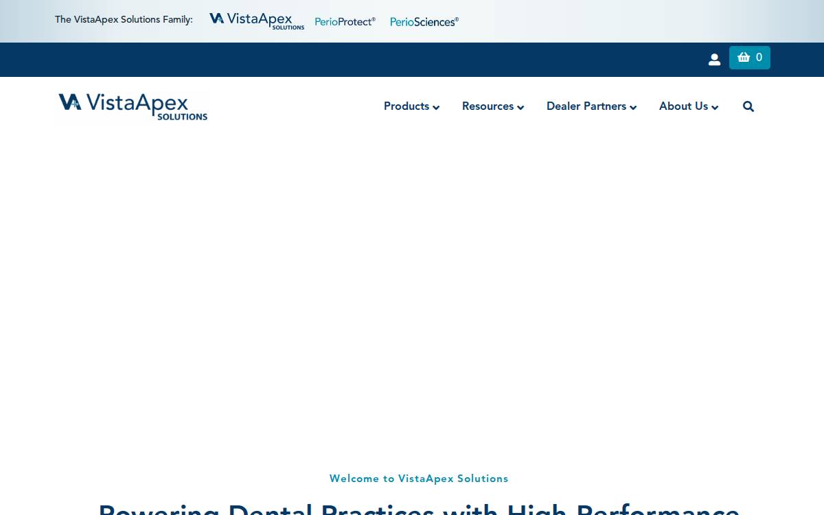 Vista Dental website preview