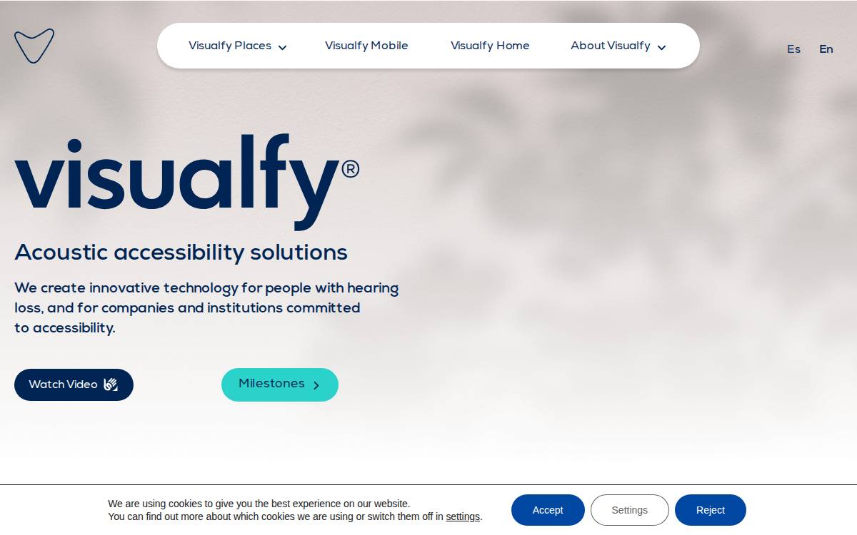 Visualfy website preview