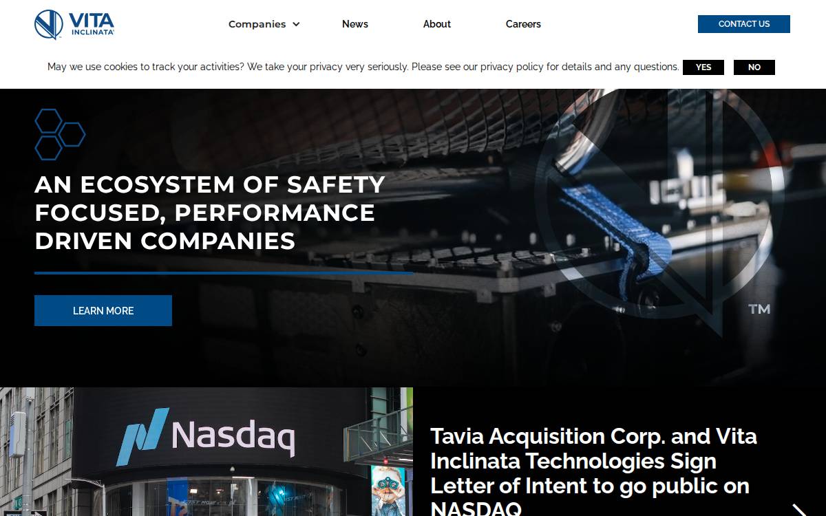 Vita Inclinata website preview