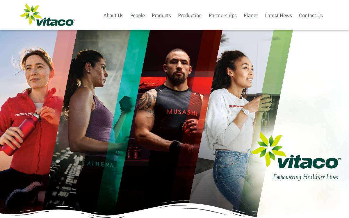 Vitaco website preview