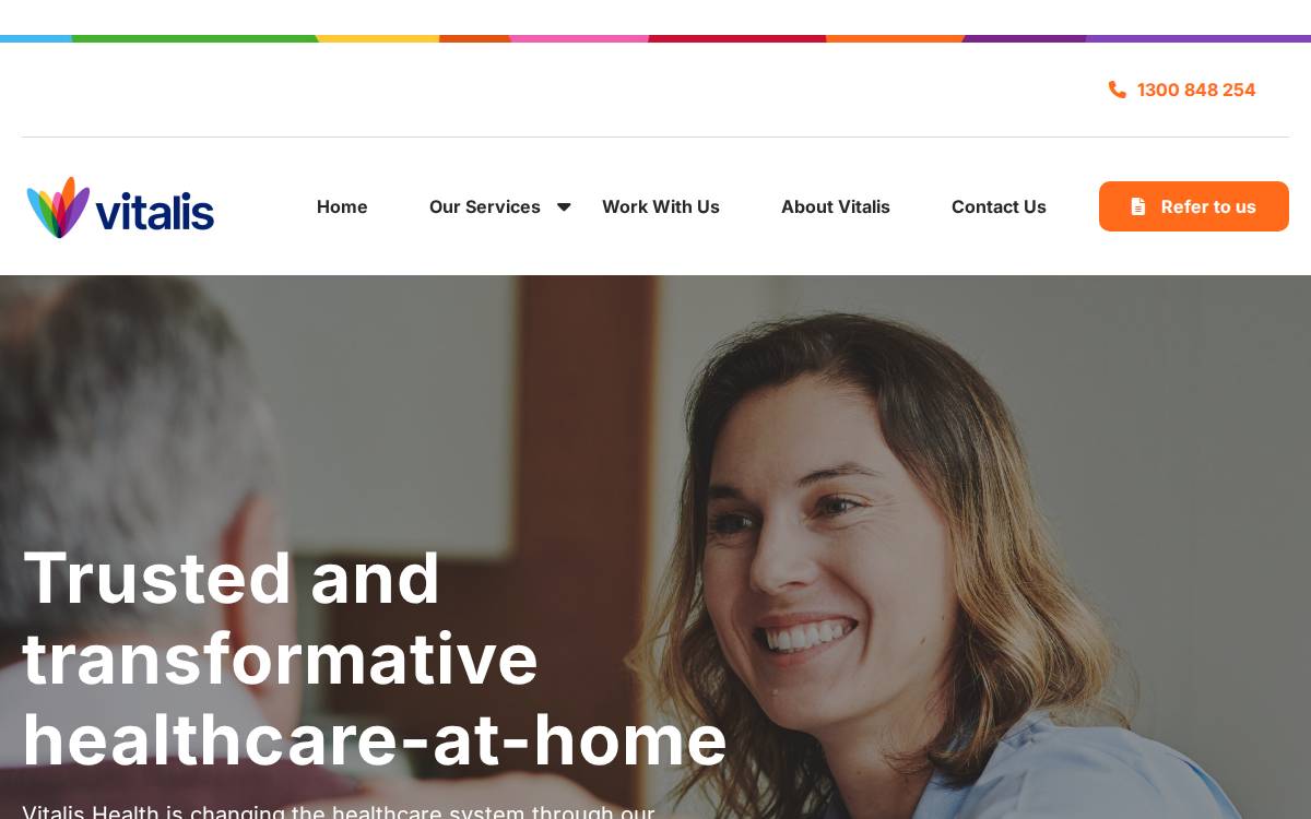Vitalis website preview