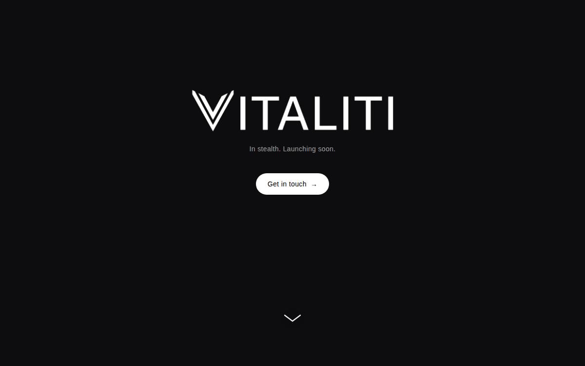 Vitaliti website preview