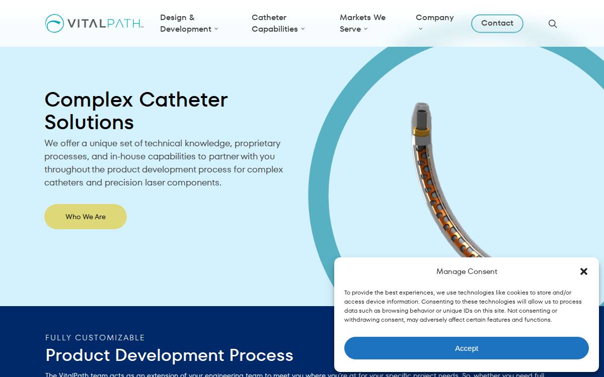 Vitalpath website preview