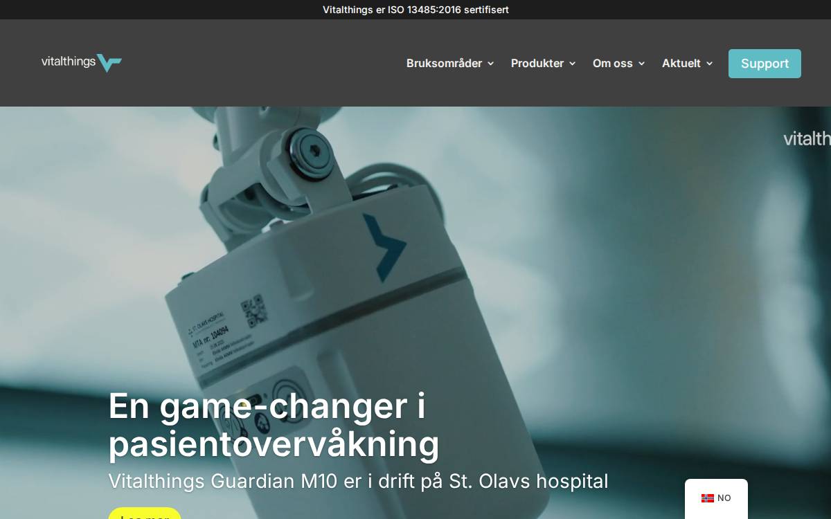 Vitalthings website preview