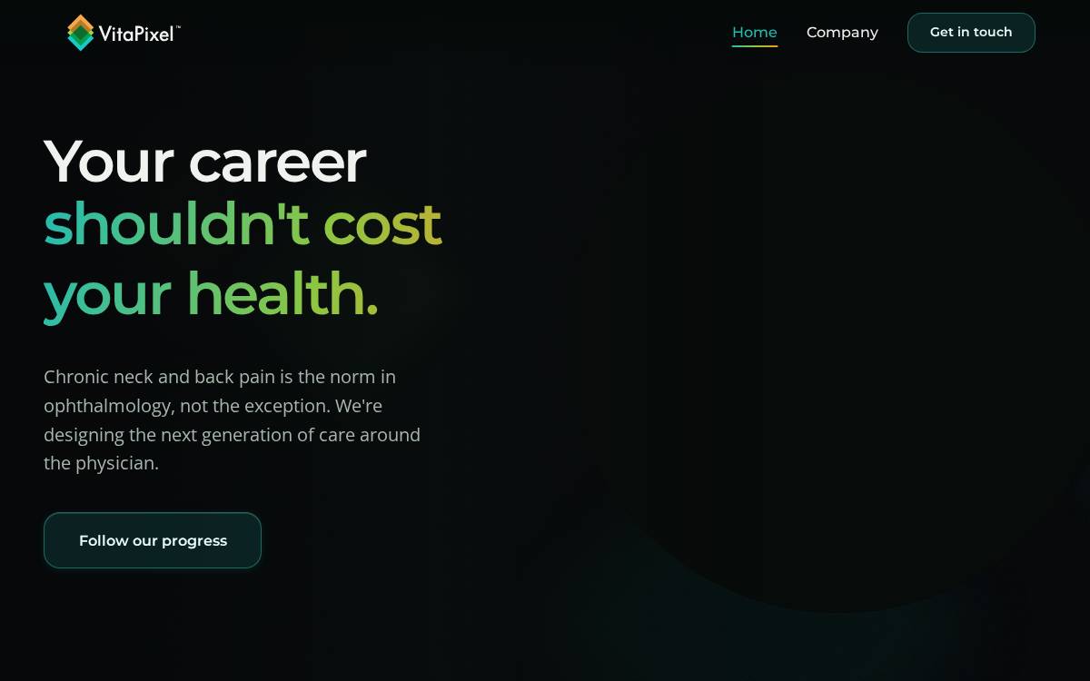VitaPixel website preview