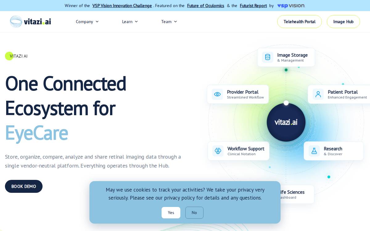 Vitazi website preview