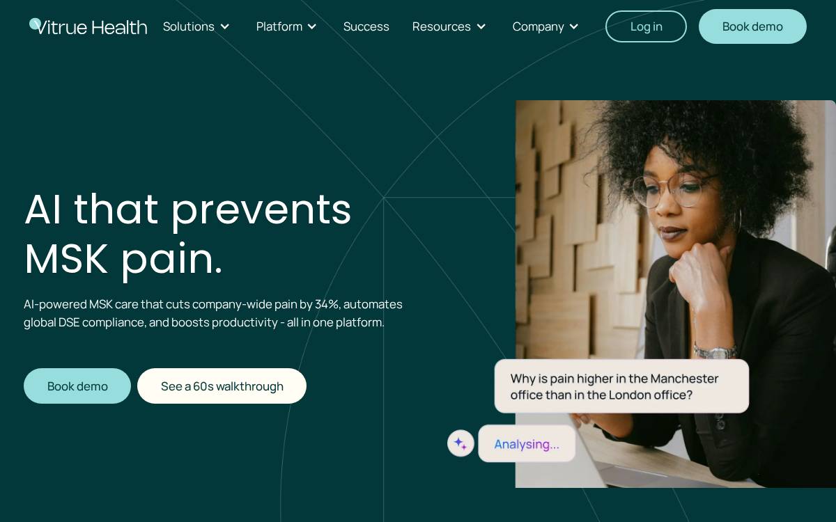Vitrue Health website preview