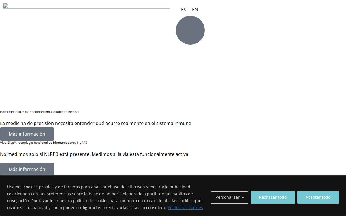 Viva in Vitro website preview