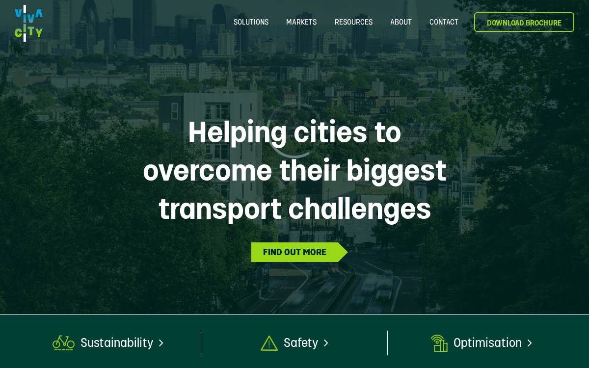 VivaCity Labs website preview