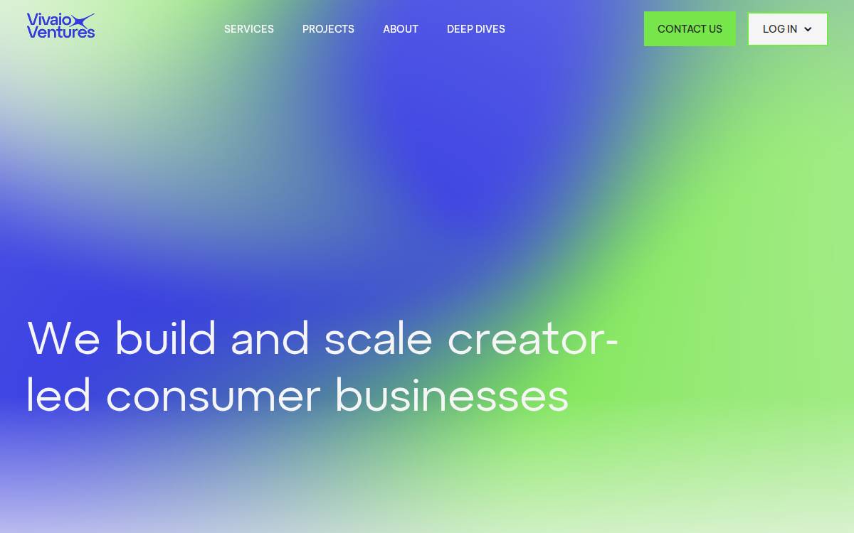 Vivaio Ventures website preview