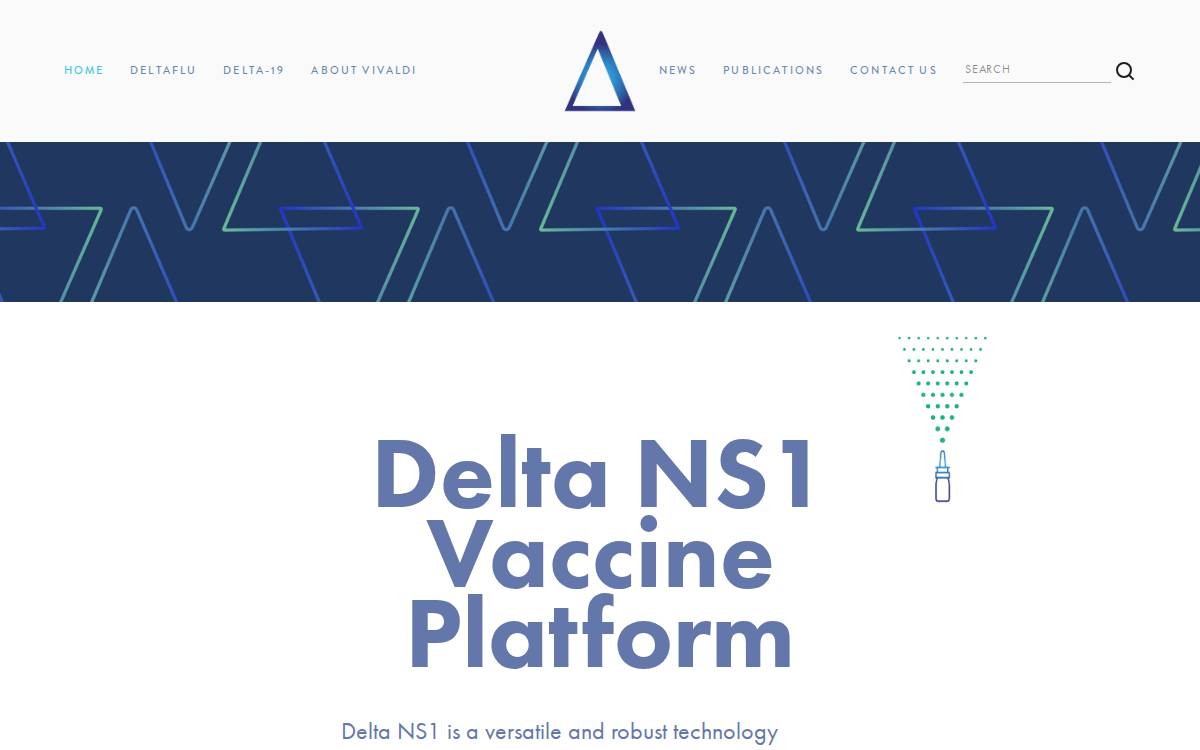 Vivaldi Biosciences website preview