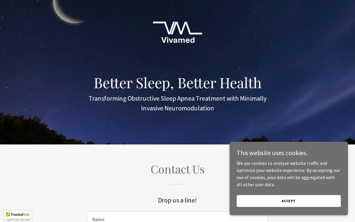 Vivamed website preview