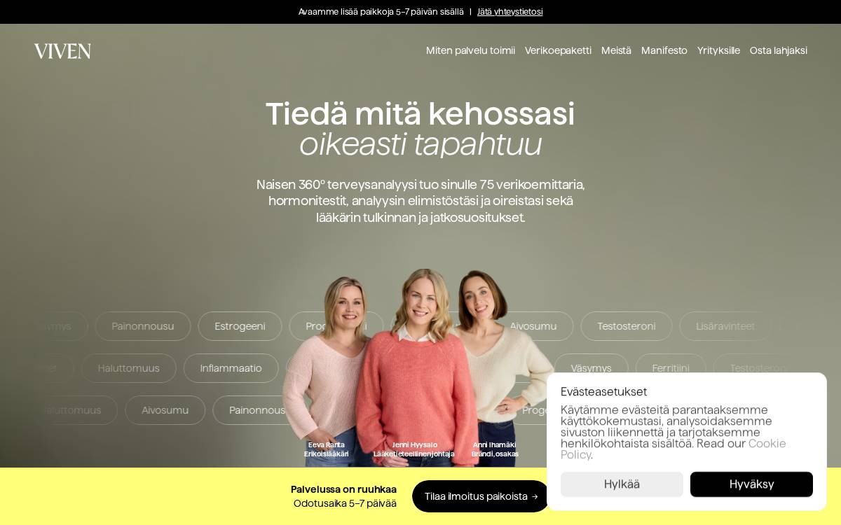 Viven website preview