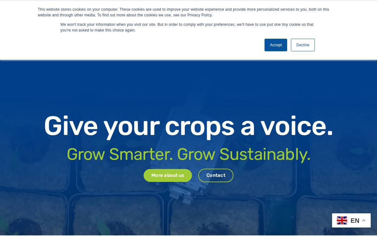 Vivent Biosignals website preview