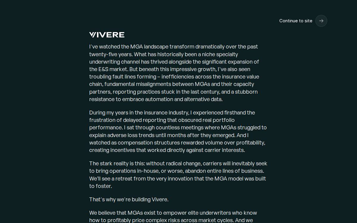 Viverepartners website preview