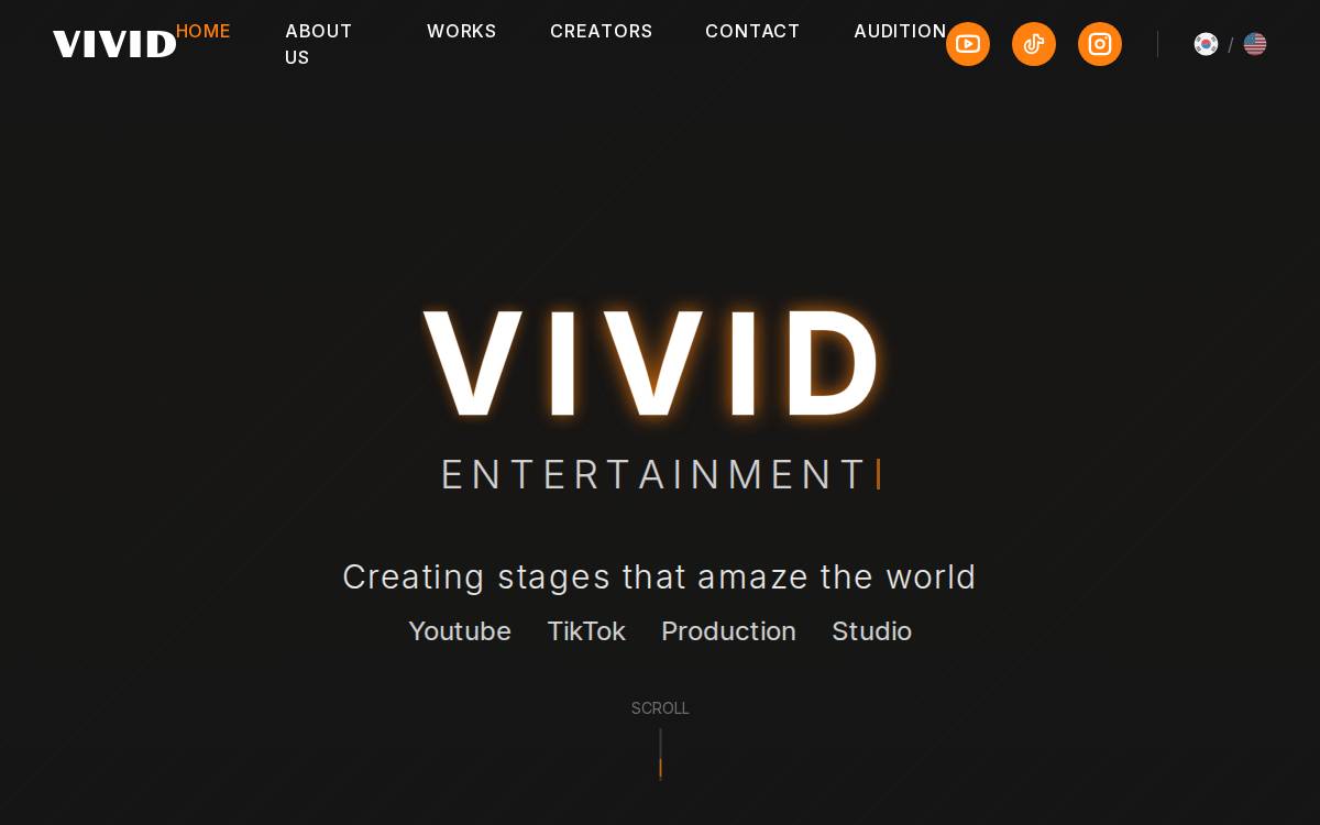 Vivident website preview