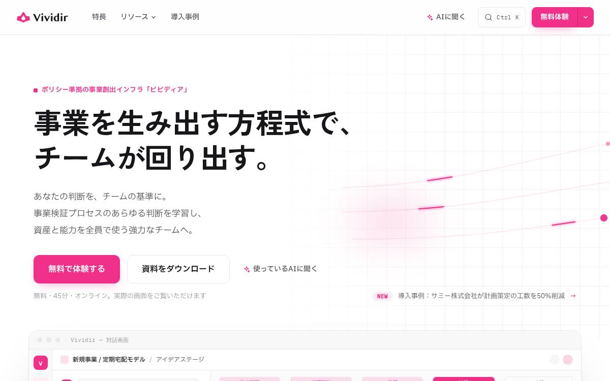 Vividir website preview