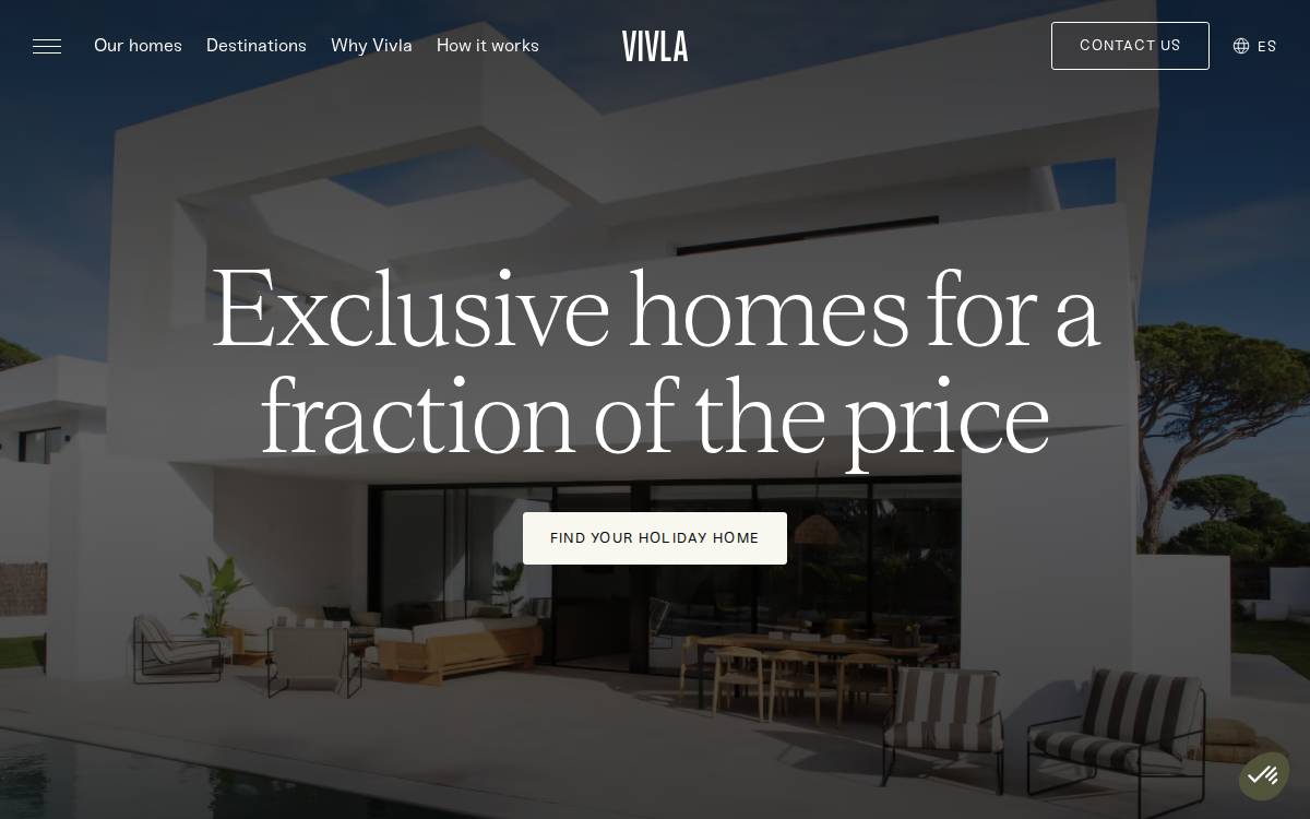 Vivla website preview