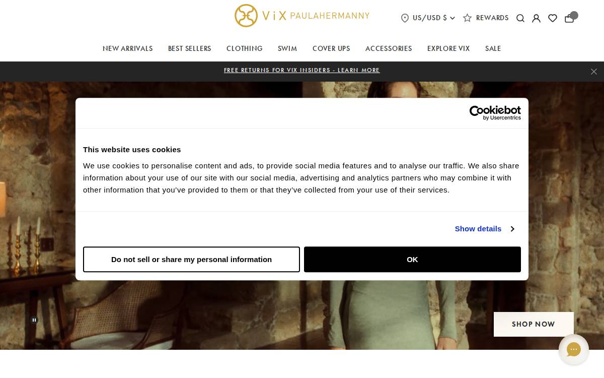 Vix website preview