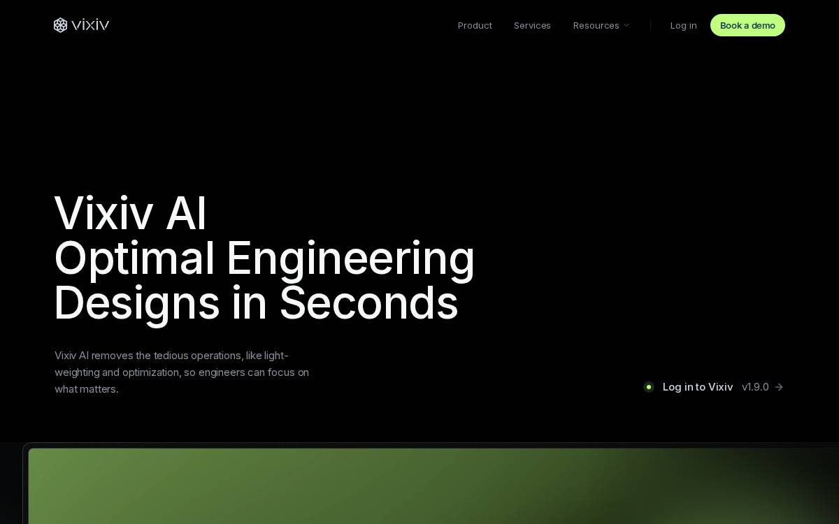 Vixiv website preview