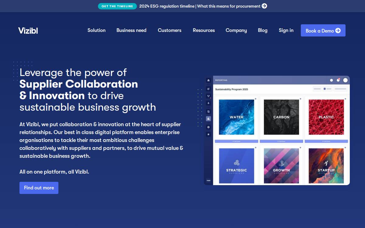 Vizibl website preview