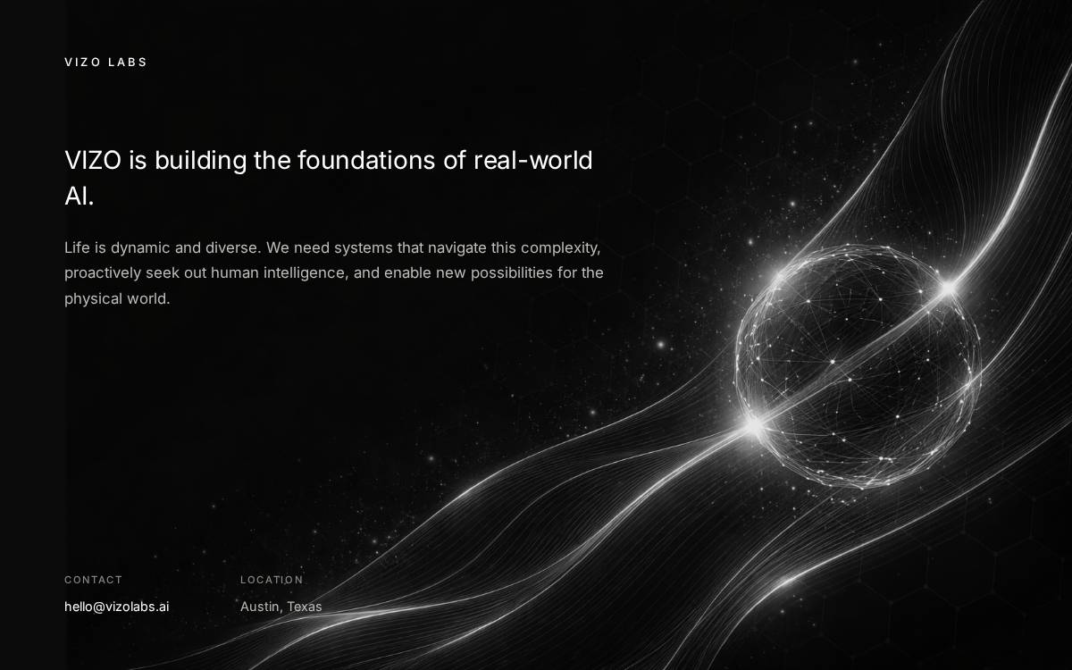Vizo Labs website preview